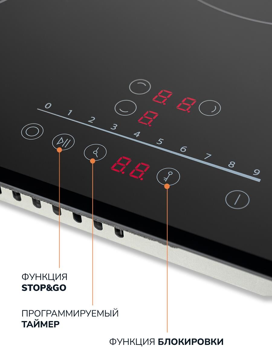 MILLEN MEH 452 BL Варочная поверхность — изображение 4