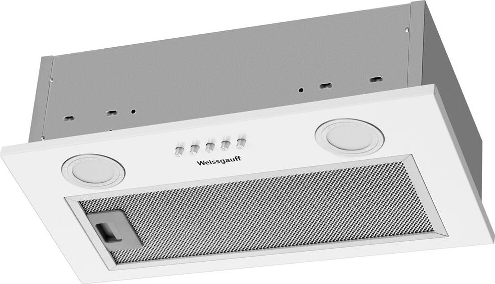 WEISSGAUFF Вытяжка встраиваемая Box 452 White белый управление: кнопочное (1 мотор) — изображение 2