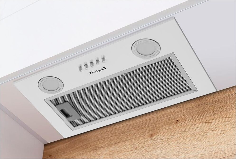 WEISSGAUFF Вытяжка встраиваемая Box 452 White белый управление: кнопочное (1 мотор) — изображение 6