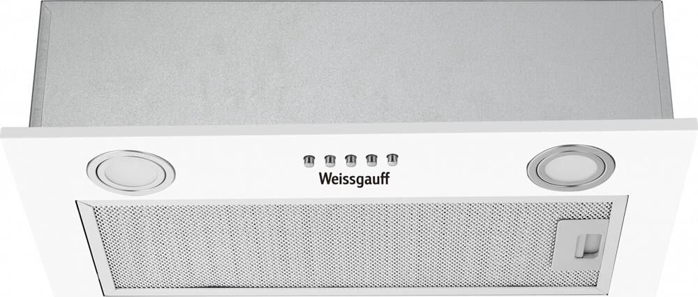 WEISSGAUFF Вытяжка встраиваемая Box 452 White белый управление: кнопочное (1 мотор) — изображение 7