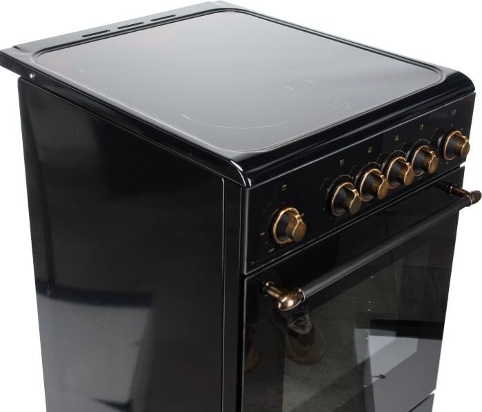 DE LUXE Стеклокерамическая плита 506004.23эс-121 черный — изображение 2