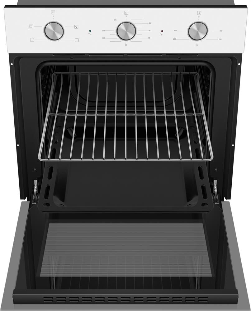 MAUNFELD Духовой шкаф электрический AEOC6040W, 60л, 59.5 х 52 х 59 см, дверца с 3 стеклами, белый — изображение 3