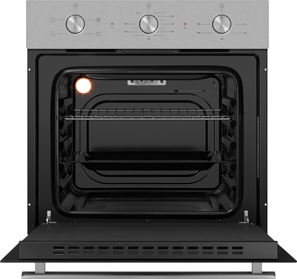 MAUNFELD Духовой шкаф электрический AEOC6040S, 60л, 59.5 х 52 х 59 см, дверца с 3 стеклами, нержавею — изображение 2