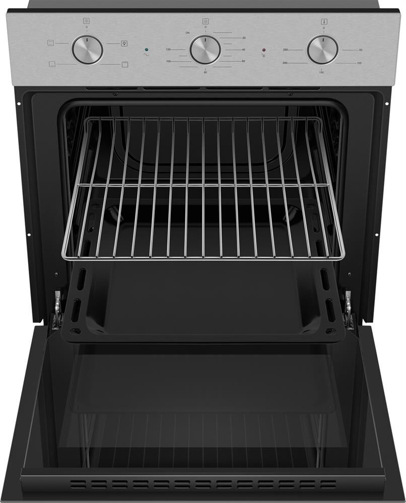 MAUNFELD Духовой шкаф электрический AEOC6040S, 60л, 59.5 х 52 х 59 см, дверца с 3 стеклами, нержавею — изображение 3