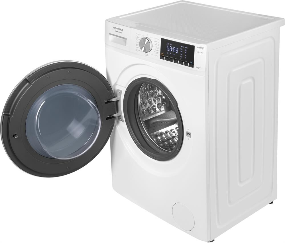 MAUNFELD Стиральная машина MFWM148WH02, с фронтальной загрузкой, 8кг, 1400об/мин, инверторная — изображение 4