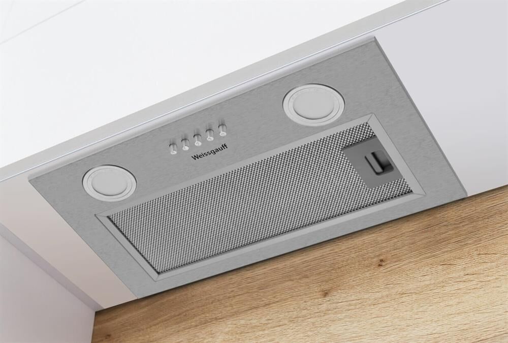 WEISSGAUFF Вытяжка встраиваемая Box 455 Inox нержавеющая сталь управление: кнопочное (1 мотор) — изображение 5