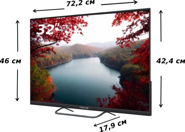 NOVIS NTV-H3201T HD Безрамочный — изображение 2