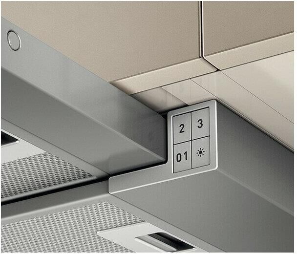 ELICA Встраиваемая вытяжка Elite 14 Lux GRVT/A/90, управление кнопочное, серый/стекло черное [prf009 — изображение 5