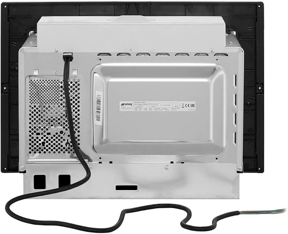 SMEG Встраиваемая микроволновая печь FMI020X, 21л, 800Вт, нержавеющая сталь — изображение 5