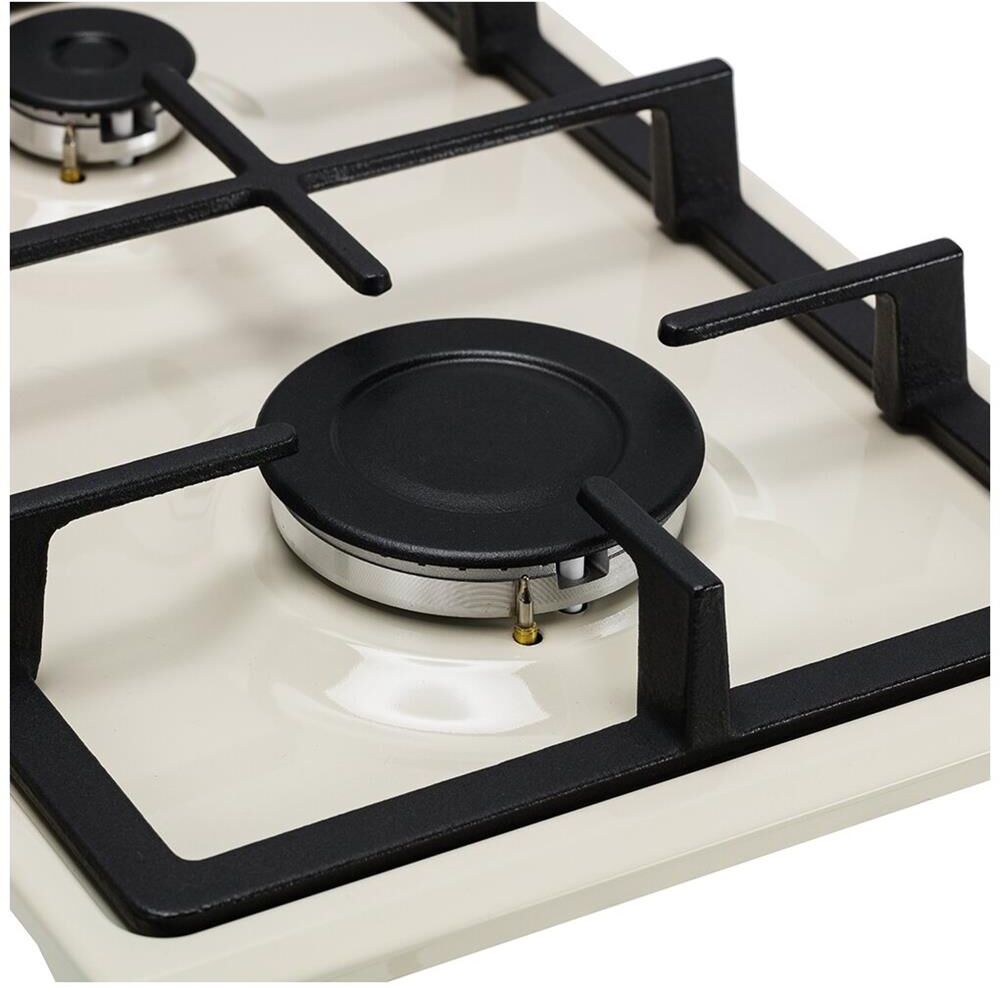 SIMFER Газовая варочная панель H30V20O516, 2 конфорки, эмалированная сталь, бежевый — изображение 7