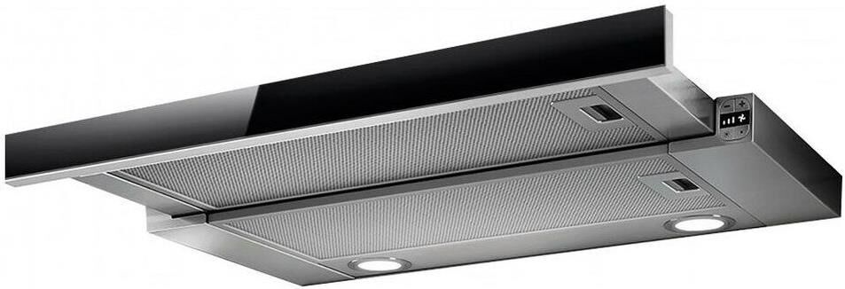 ELICA Встраиваемая вытяжка Elite 26 IX/A/90/VT, управление кнопочное, нержавеющая сталь/стекло черно — изображение 2
