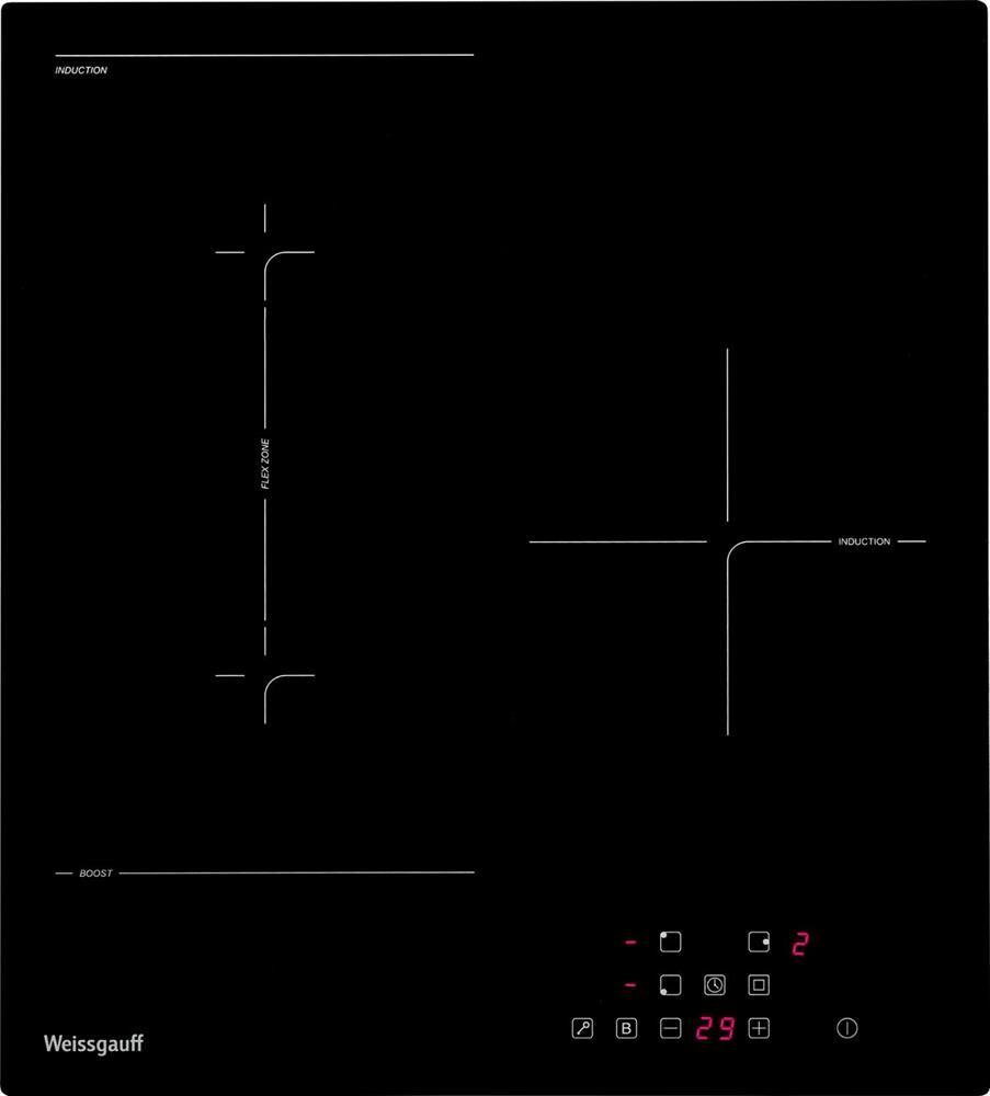 WEISSGAUFF Индукционная варочная поверхность HI 430 BFZ, конфорок: 3 шт., стеклокерамика, независима — изображение 7