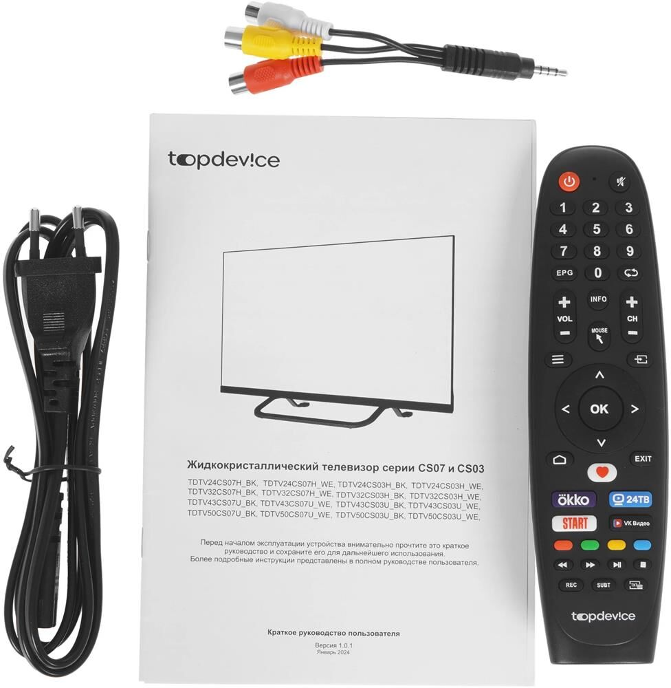 TOPDEVICE TDTV32CS04H HD SMART TV WildRed — изображение 8