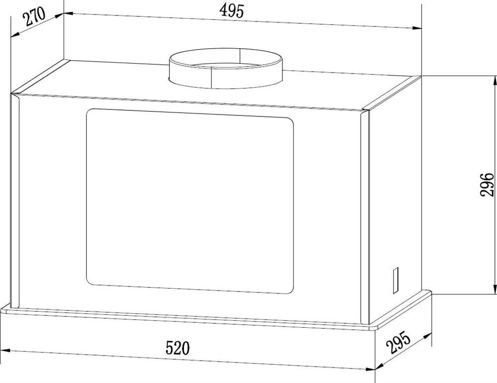 WEISSGAUFF Вытяжка встраиваемая Aura 1350 черный управление: сенсорное (1 мотор) — изображение 4