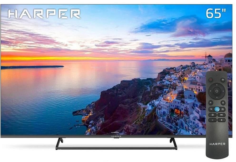 HARPER 65U660TS-T2 UHD 4K SMART безрамочный — изображение 5