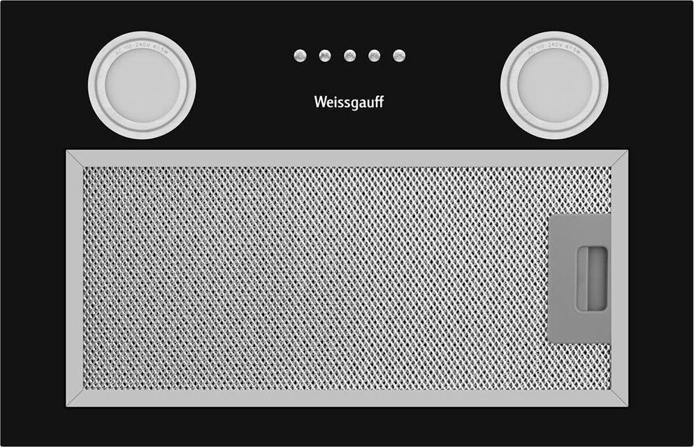 WEISSGAUFF Вытяжка встраиваемая Box 456 Black черный управление: кнопочное (1 мотор) — изображение 3