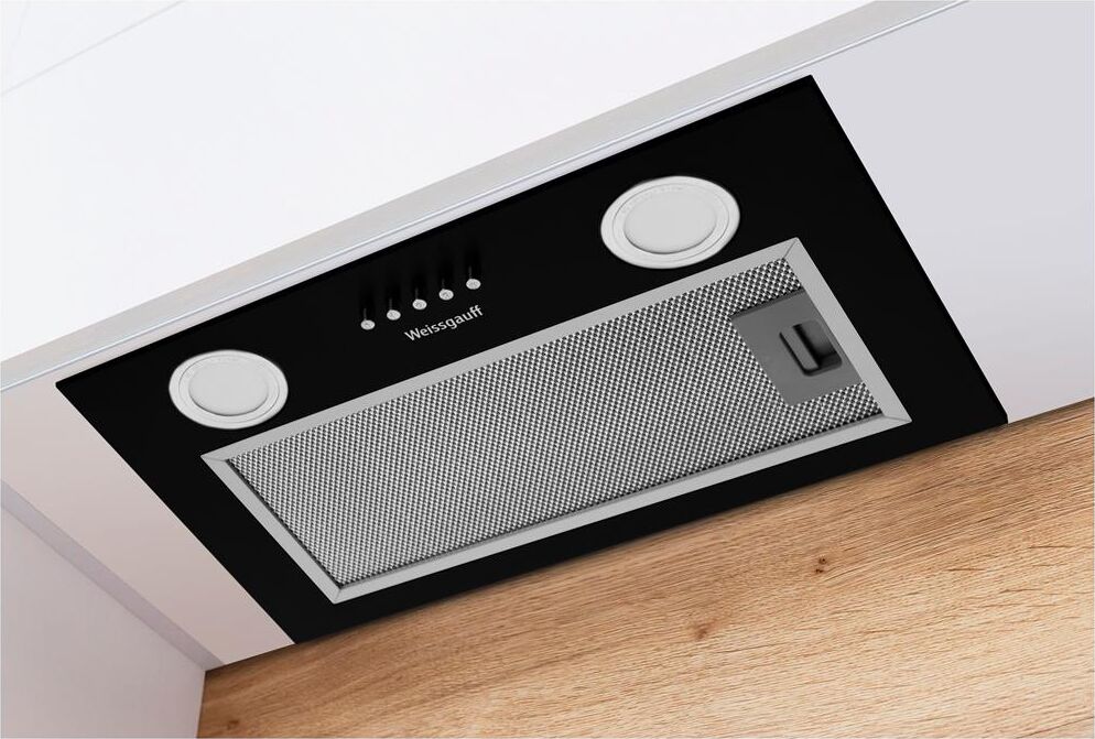WEISSGAUFF Вытяжка встраиваемая Box 456 Black черный управление: кнопочное (1 мотор) — изображение 6