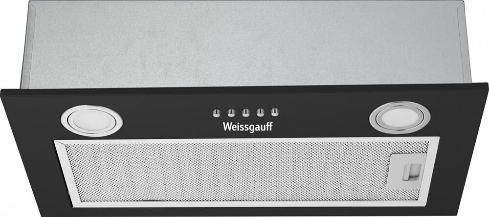 WEISSGAUFF Вытяжка встраиваемая Box 456 Black черный управление: кнопочное (1 мотор) — изображение 7