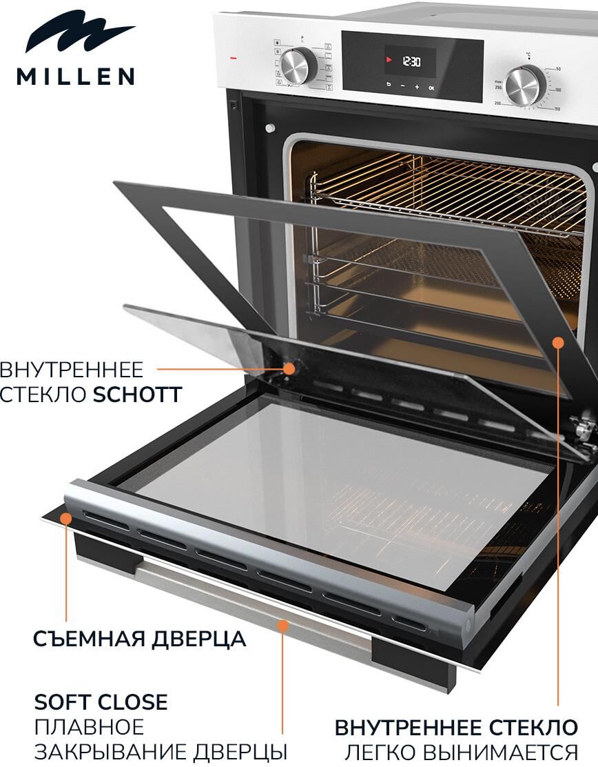 MILLEN MEO 6004 WH Духовой шкаф — изображение 4