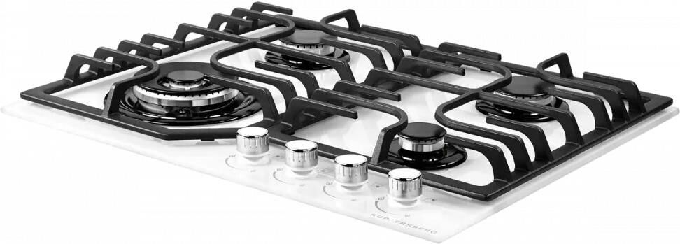 KUPPERSBERG Газовая варочная панель FG 63 W, 4 конфорки, закаленное стекло, белый — изображение 5