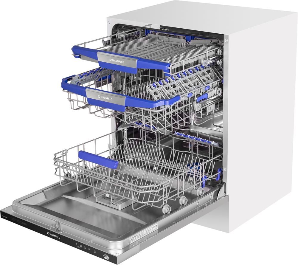 MAUNFELD Встраиваемая посудомоечная машина MLP-12IMRO, полноразмерная, ширина 59.8см, полновстраивае — изображение 2