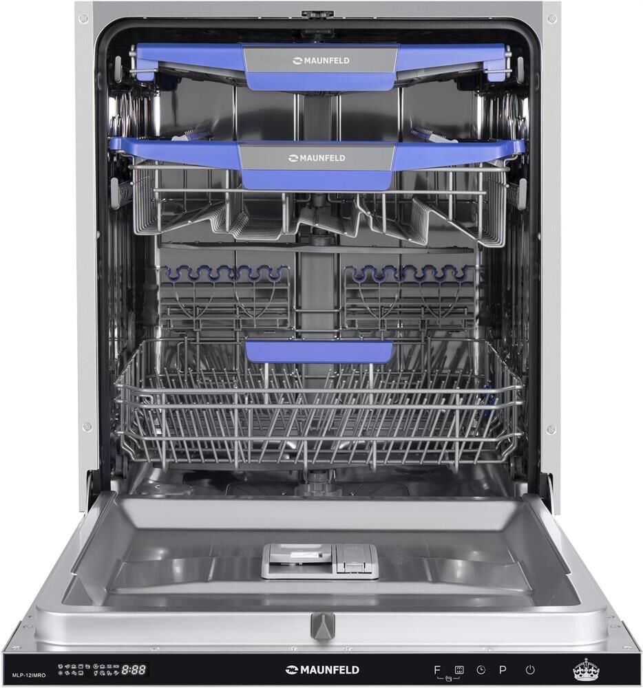 MAUNFELD Встраиваемая посудомоечная машина MLP-12IMRO, полноразмерная, ширина 59.8см, полновстраивае — изображение 5