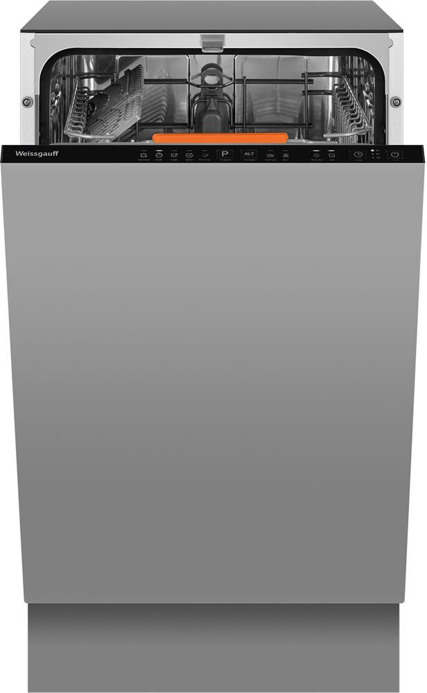 WEISSGAUFF Встраиваемая посудомоечная машина BDW 4525 Infolight, узкая, ширина 44.8см, полновстраива — изображение 8