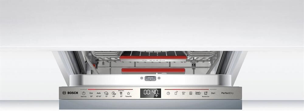 BOSCH Встраиваемая посудомоечная машина SPV6ZMX17E, узкая, ширина 44.8см, полновстраиваемая, загрузк — изображение 5