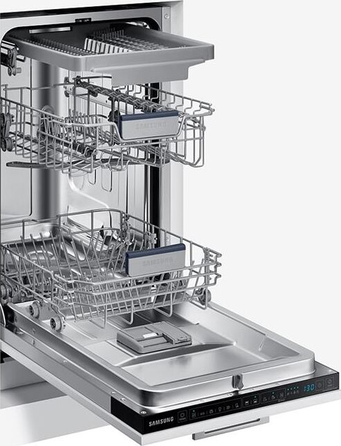 SAMSUNG Встраиваемая посудомоечная машина DW50R4070BB/WT, узкая, ширина 45см, полновстраиваемая, заг — изображение 3