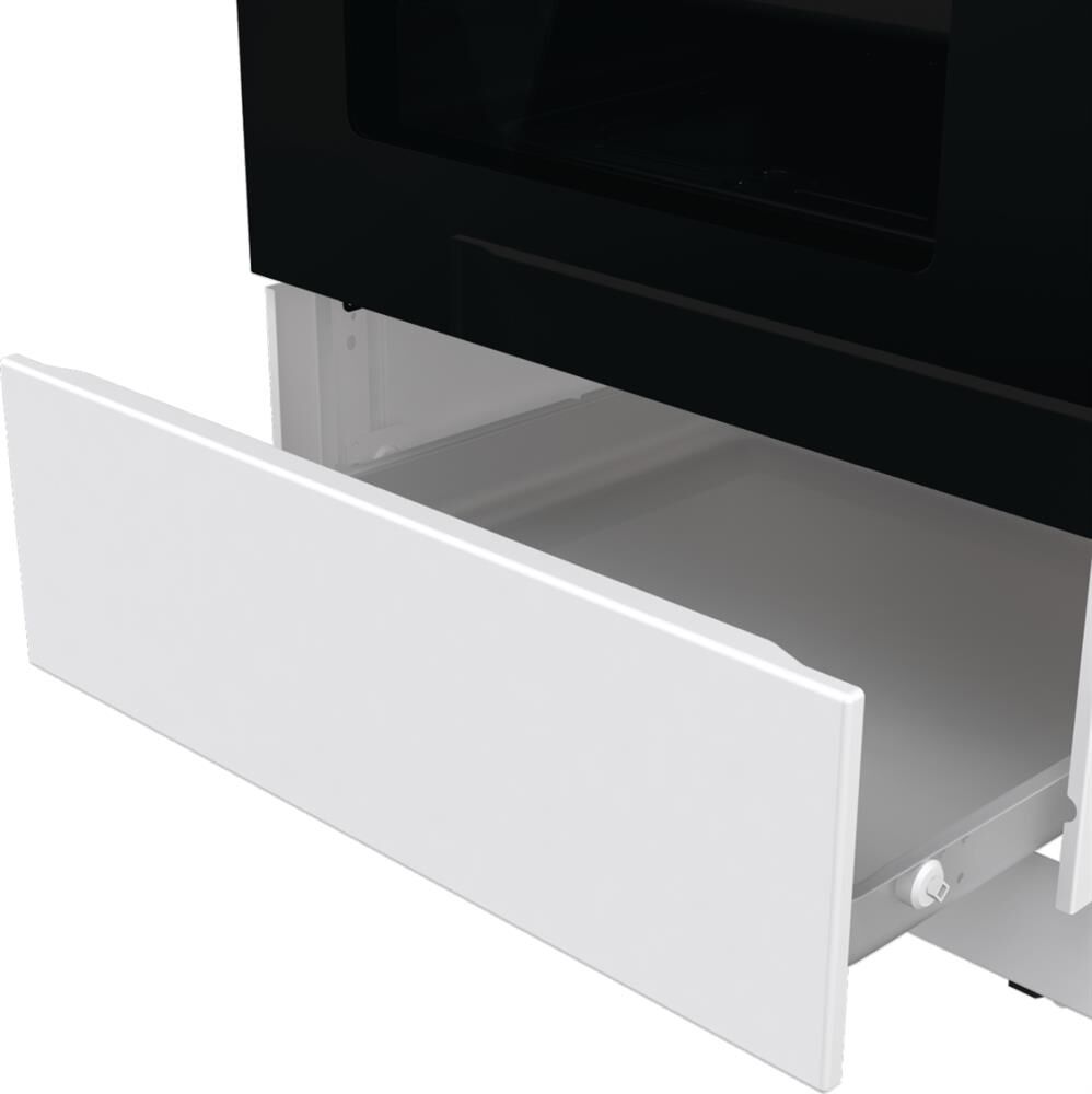 GORENJE Газовая плита GGI5A21WH, газовая духовка, стеклянная крышка, сталь, белый — изображение 5