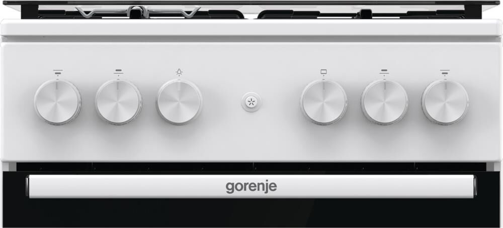 GORENJE Газовая плита GGI5A21WH, газовая духовка, стеклянная крышка, сталь, белый — изображение 6