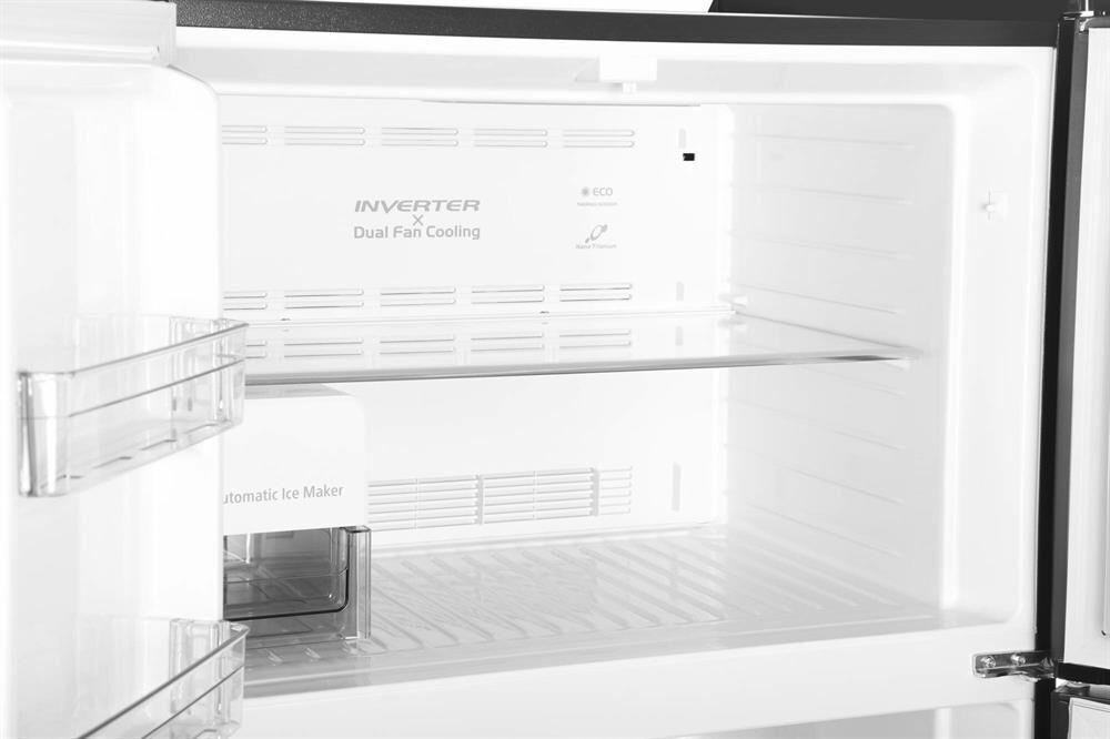 HITACHI Холодильник двухкамерный R-W660PUC7 GBK Side by Side, инверторный черный — изображение 4