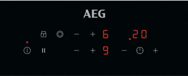 AEG Электрическая варочная поверхность HRB32310CB, конфорок: 2 шт., стеклокерамика, независимая, чер — изображение 2