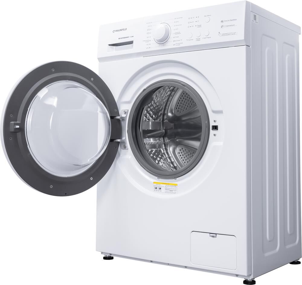 MAUNFELD Стиральная машина MFWM106WH051, с фронтальной загрузкой, 6кг, 1000об/мин — изображение 3