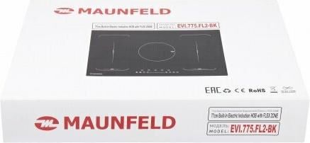 MAUNFELD Индукционная варочная поверхность EVI.775-FL2-BK, конфорок: 5 шт., стеклокерамика, независи — изображение 8