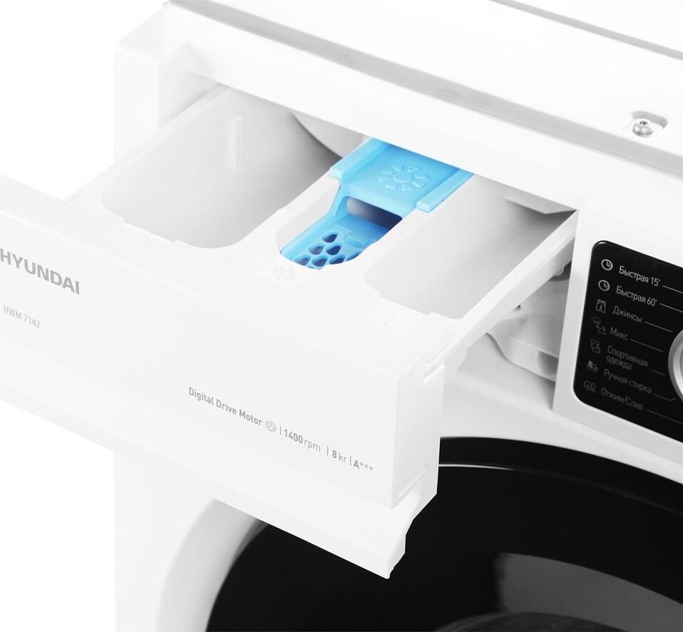 HYUNDAI HWM 7142 белая — изображение 4