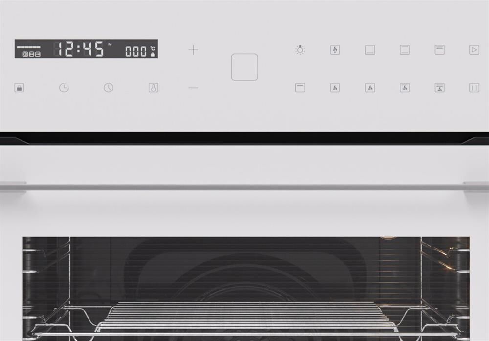 LEX Духовой шкаф электрический EDS 101 WH, 61л, 59.5 х 53 х 59.5 см, дверца с 3 стеклами, белый/нерж — изображение 6