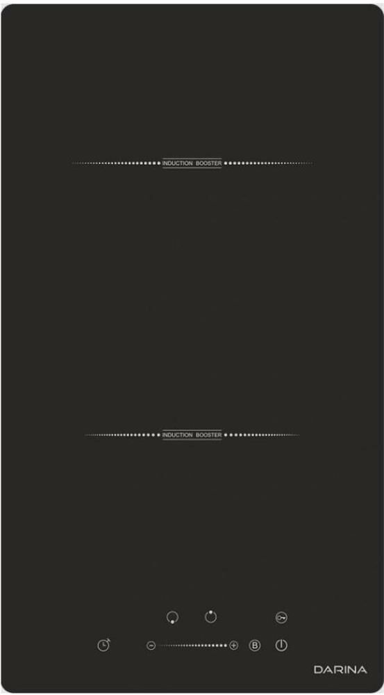 DARINA Индукционная варочная поверхность 6P EI 527 B, конфорок: 2 шт., стеклокерамика, независимая, — изображение 2
