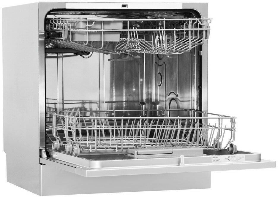 WEISSGAUFF Посудомоечная машина TDW 4006 S, компактная, настольная, 55см, загрузка 8 комплектов, сер — изображение 4