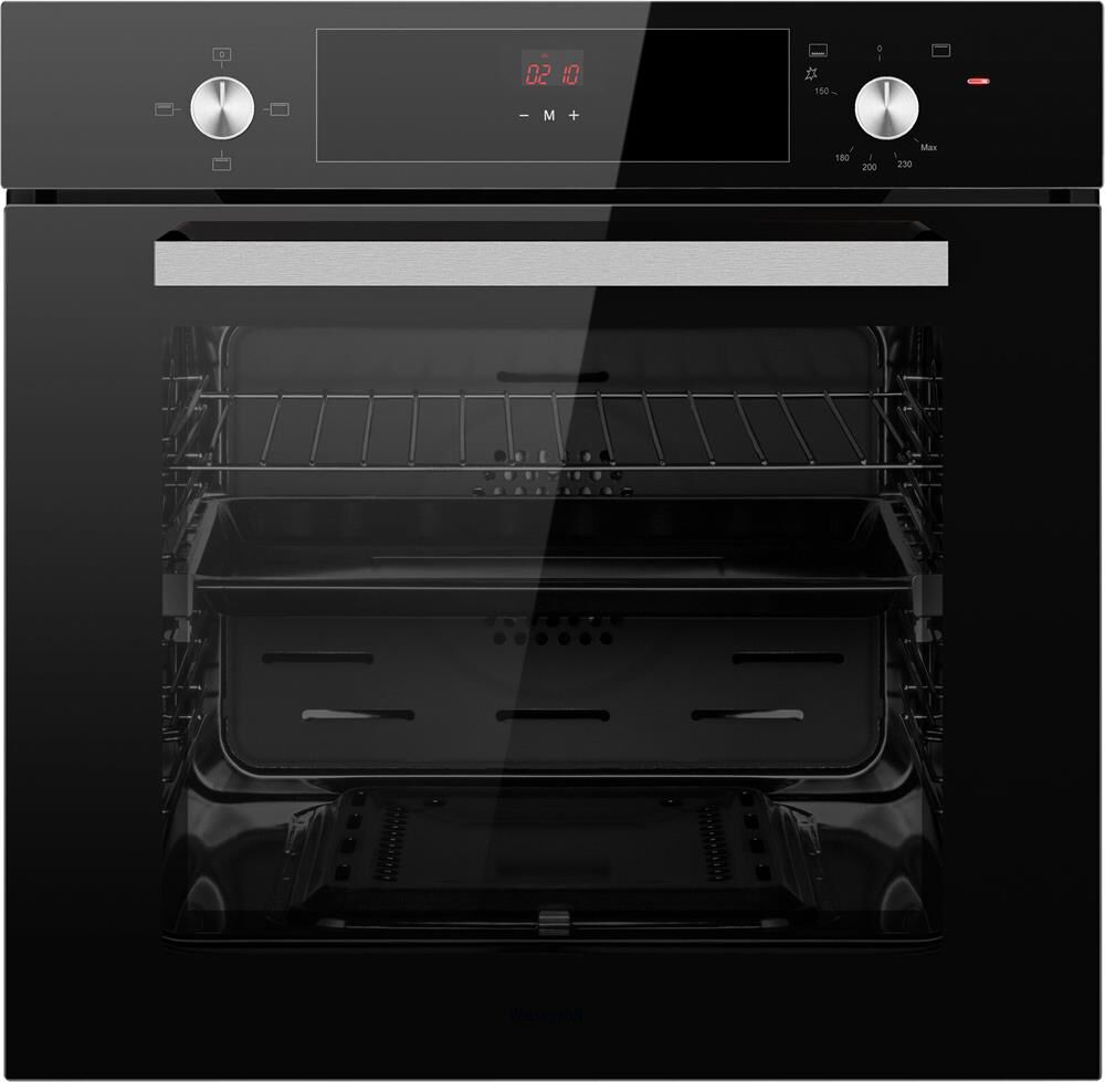 WEISSGAUFF Духовой шкаф газовый WGO 706 D, черное стекло — изображение 2