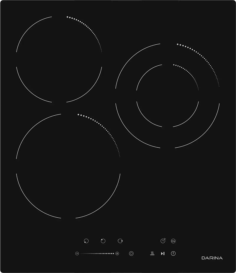 DARINA Электрическая варочная поверхность 6Р Е3324 B — изображение 2
