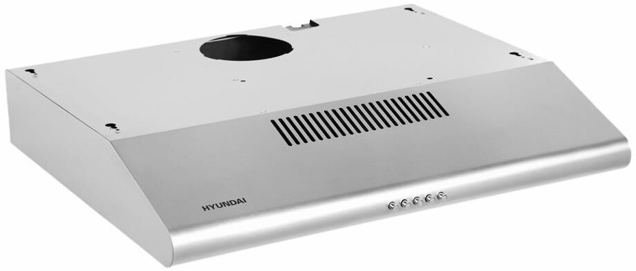 HYUNDAI Вытяжка козырьковая HFH 6130 IX, управление кнопочное, нержавеющая сталь — изображение 4
