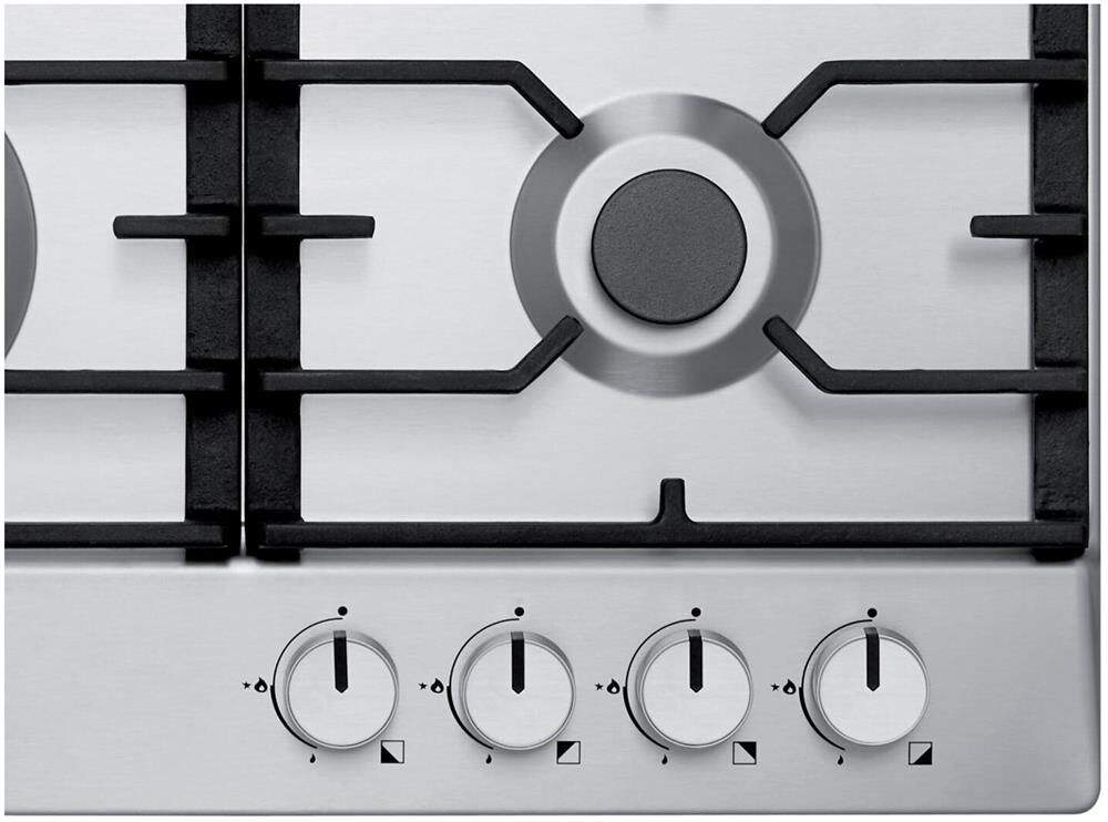 HANSA Газовая варочная панель BHGI610391, 4 конфорки, нержавеющая сталь, серебристый — изображение 6