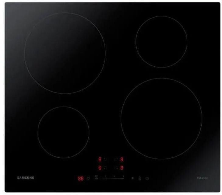 SAMSUNG Индукционная варочная поверхность NZ64H37070K/WT, конфорок: 4 шт., стеклокерамика, независим — изображение 3