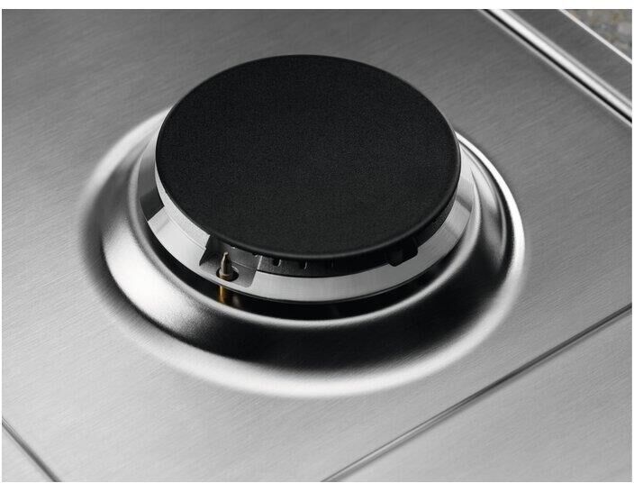 ELECTROLUX Газовая варочная панель KGS6424SX, 4 конфорки, нержавеющая сталь, серебристый — изображение 3