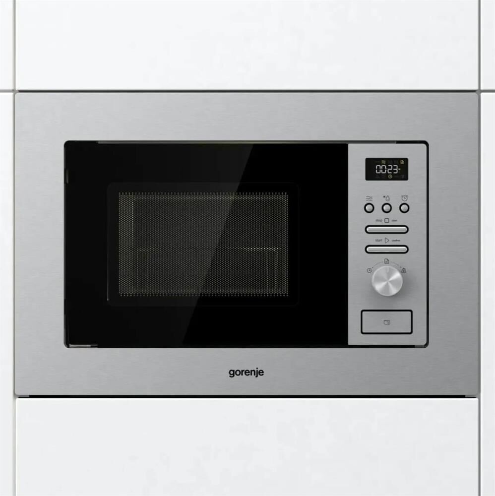 GORENJE Встраиваемая микроволновая печь BMI201AG1X, 20л, 800Вт, нержавеющая сталь — изображение 4