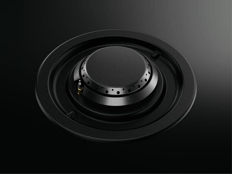 AEG Газовая варочная панель HKB64453NB, 4 конфорки, закаленное стекло, черный — изображение 3