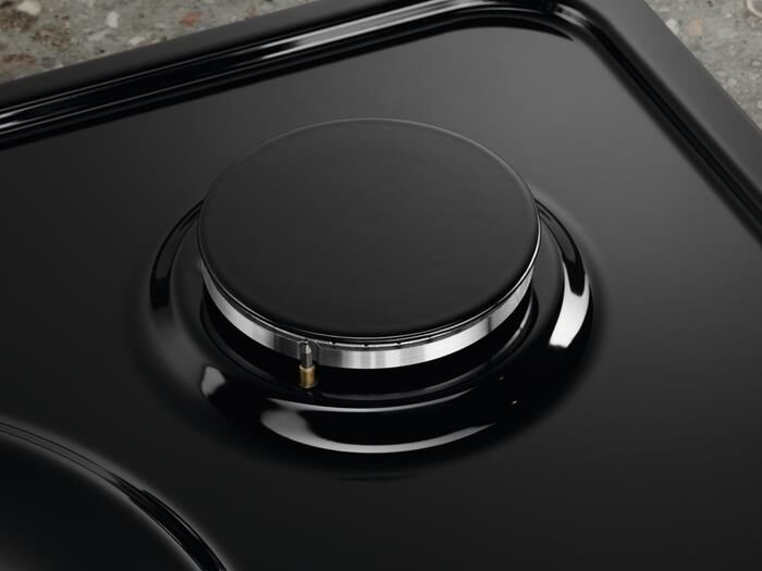 ELECTROLUX Газовая варочная панель EGS6436K, 4 конфорки, эмалированная сталь, черный — изображение 4