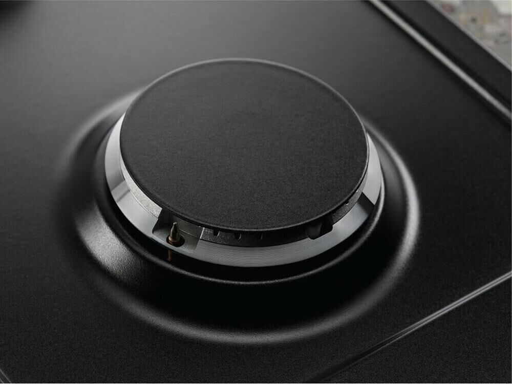 ELECTROLUX Газовая варочная панель EGS6436K, 4 конфорки, эмалированная сталь, черный — изображение 8