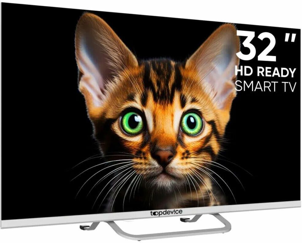 TOPDEVICE TDTV32BS02H HD SMART TV белый — изображение 2